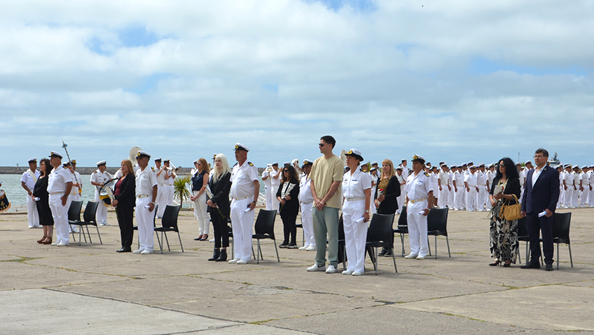 Se realizó en la Plaza de Armas “Submarino ARA Santa Fe” de la Base Naval Mar del Plata.