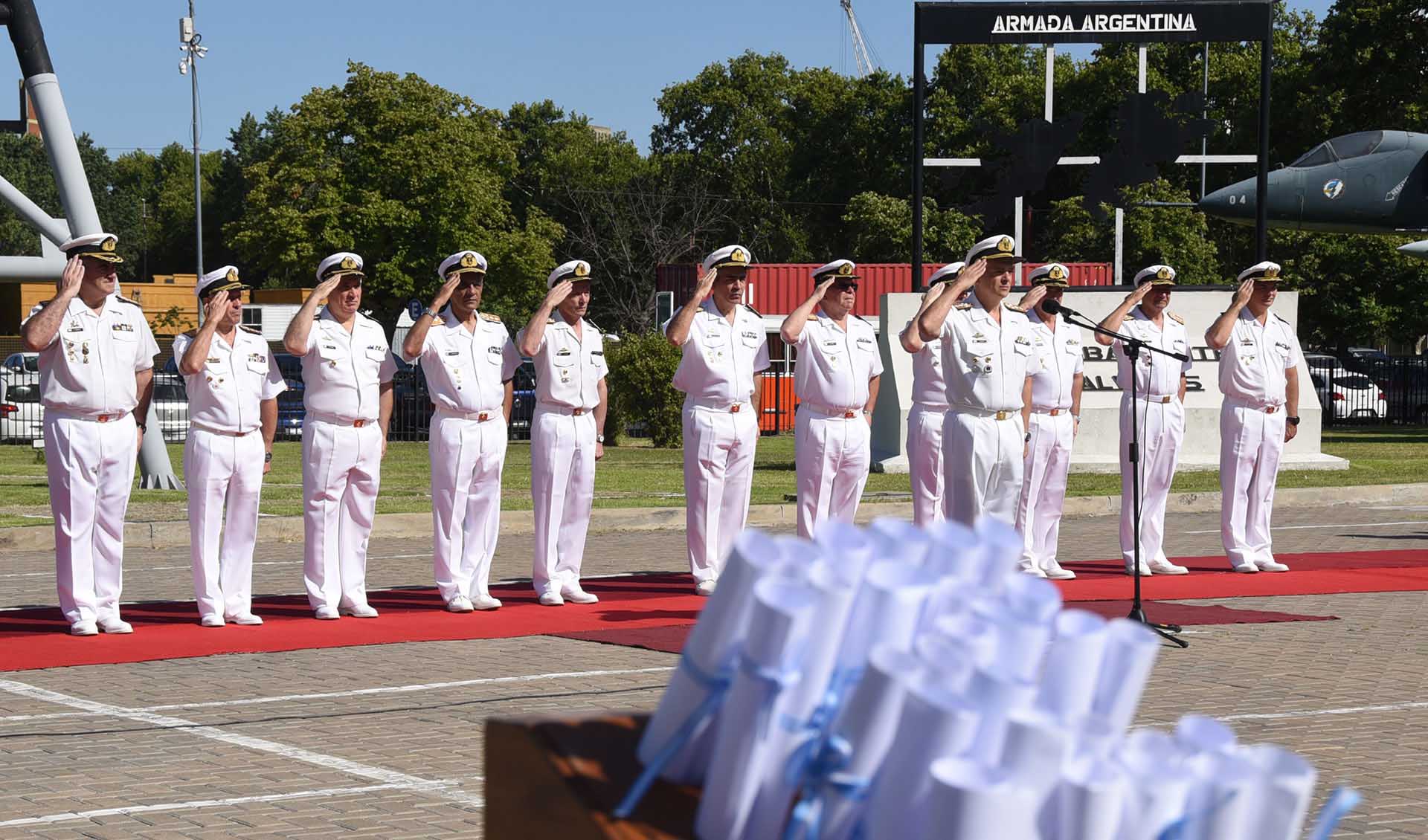 Recibieron medallas y diplomas tras finalizar su servicio activo dentro de la Institución.