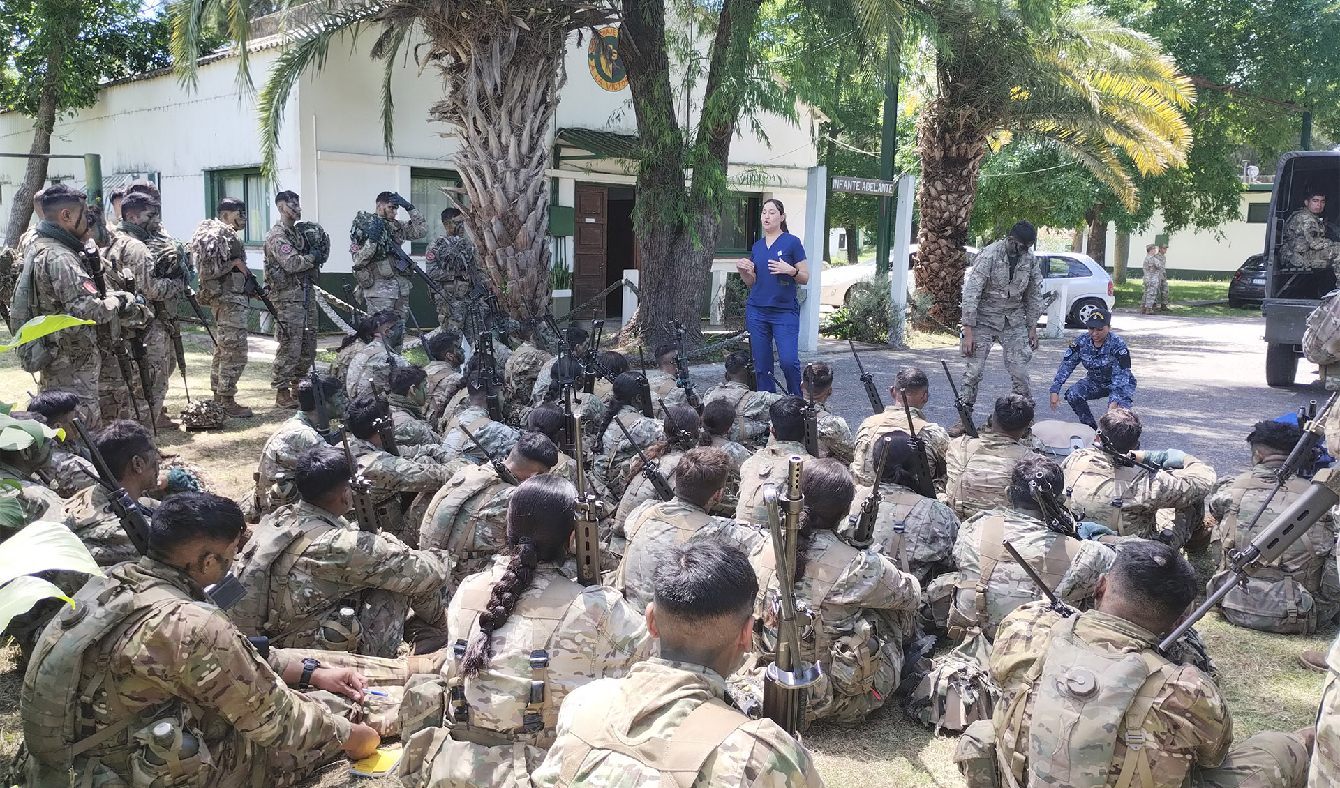 Realizaron una campaña de instrucción en ambiente ribereño. Los jóvenes de 2° año se encuentran en un período de evaluación para ser seleccionados como nuevos integrantes del escalafón Infantería de Marina.