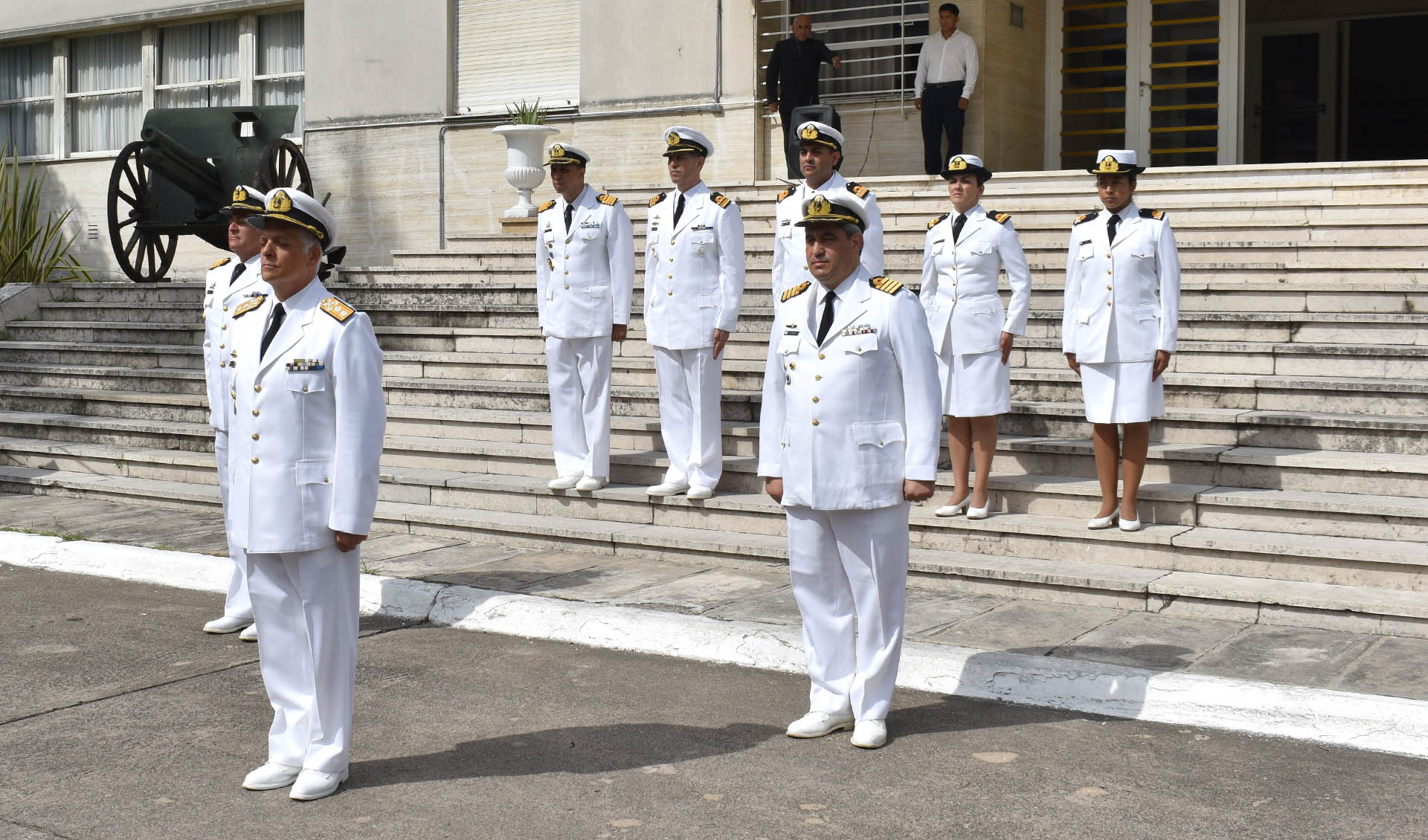 El Capitán de Navío Sebastián Andrés Marcó asumió en reemplazo del Capitán de Navío Román Gustavo Morelli.