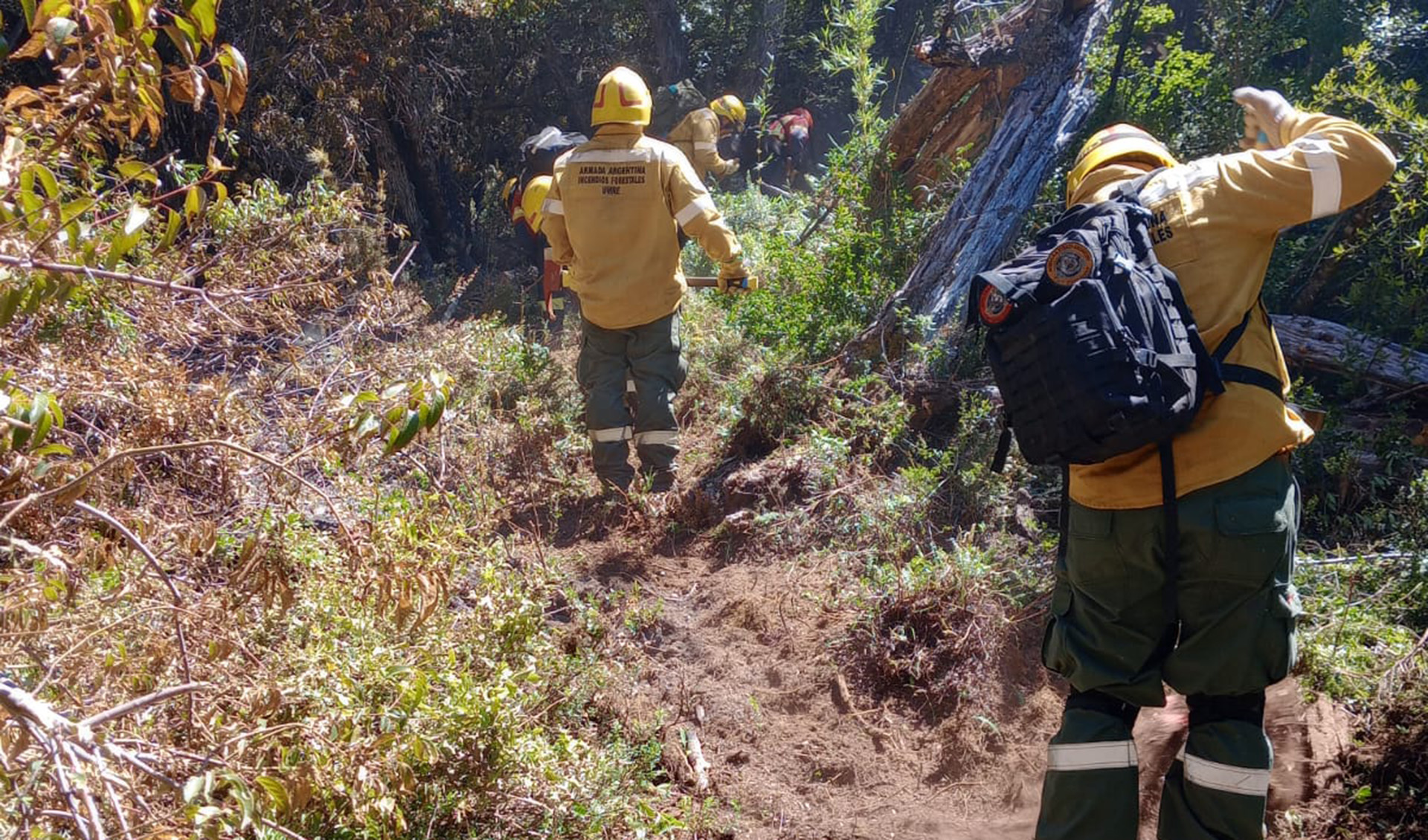 Forman parte de los operativos de combate del fuego, guardia de cenizas y el enfriamiento de puntos calientes.