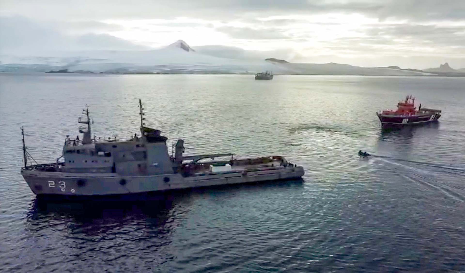El buque de la Armada Argentina se encontraba desarrollando la Patrulla Antártica Naval Combinada.