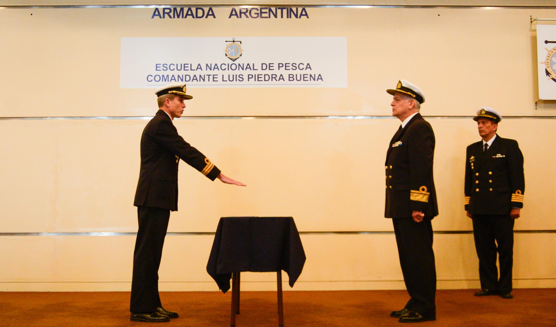 El Capitán de Fragata Juan Manuel Squillacci asumió en reemplazo del Capitán de Navío Manuel Alejandro Lazarte.