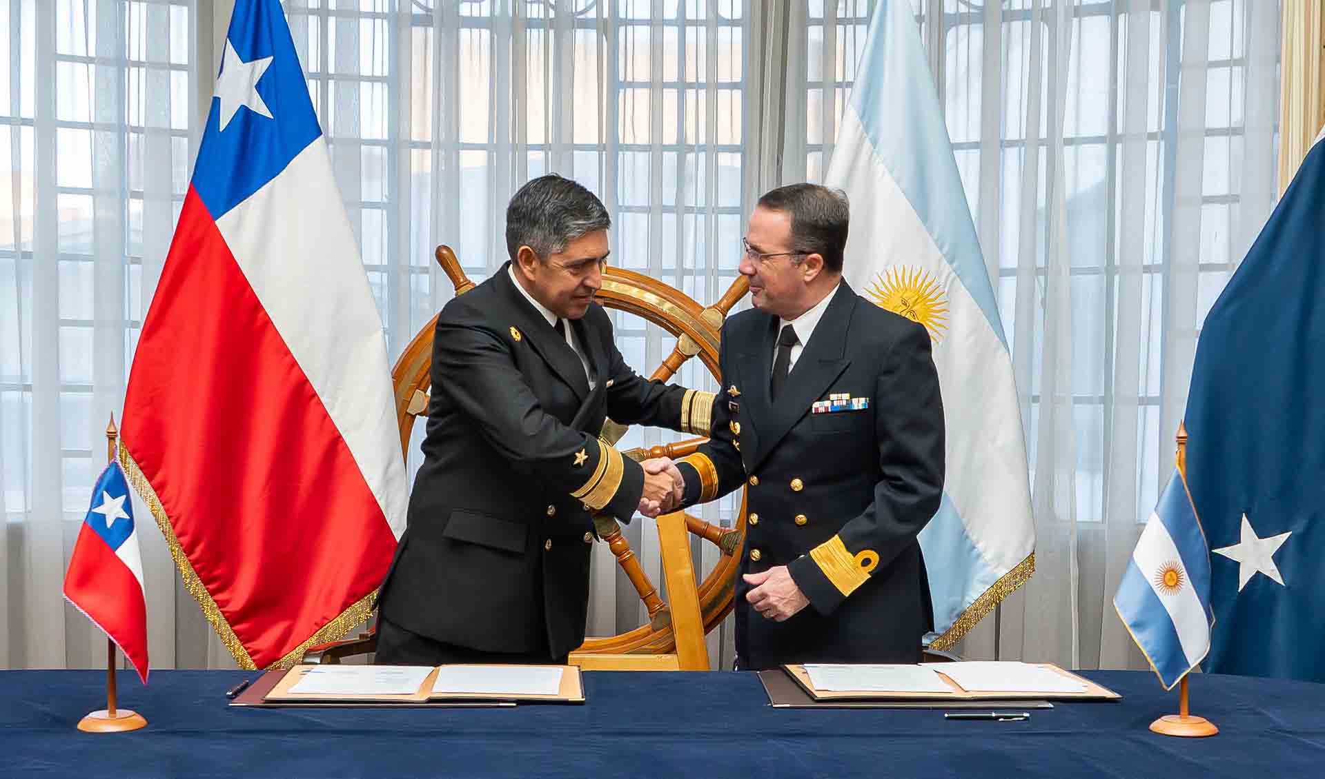 Se concretó en el Comando de la Tercera Zona Naval de la República de Chile.