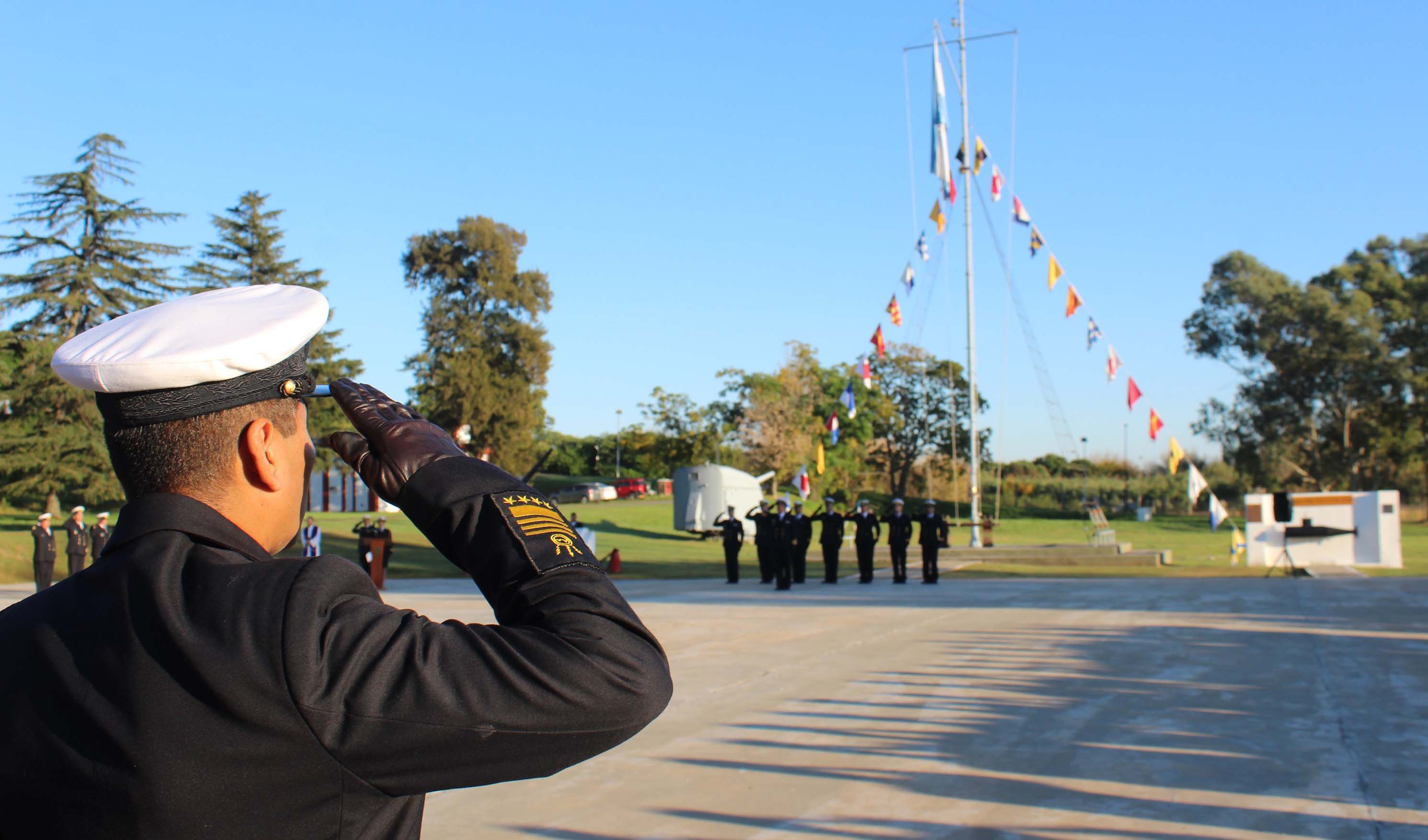 Se realizaron ceremonias en Zárate, Rosario y en el Apostadero Naval Buenos Aires.