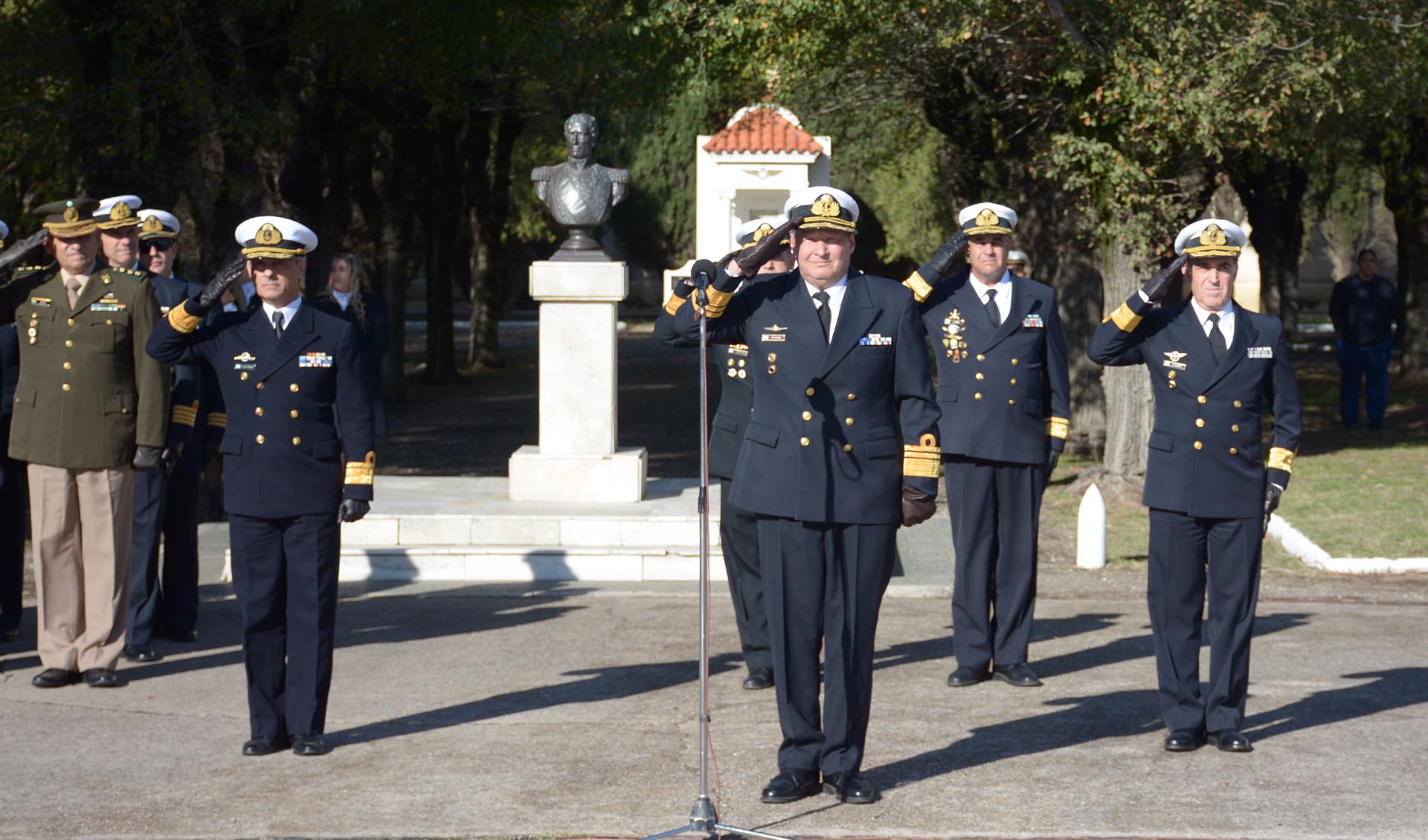 La ceremonia fue presidida por el Subjefe del Estado Mayor de la Armada, Vicealmirante Marcelo Ricardo Flamini.