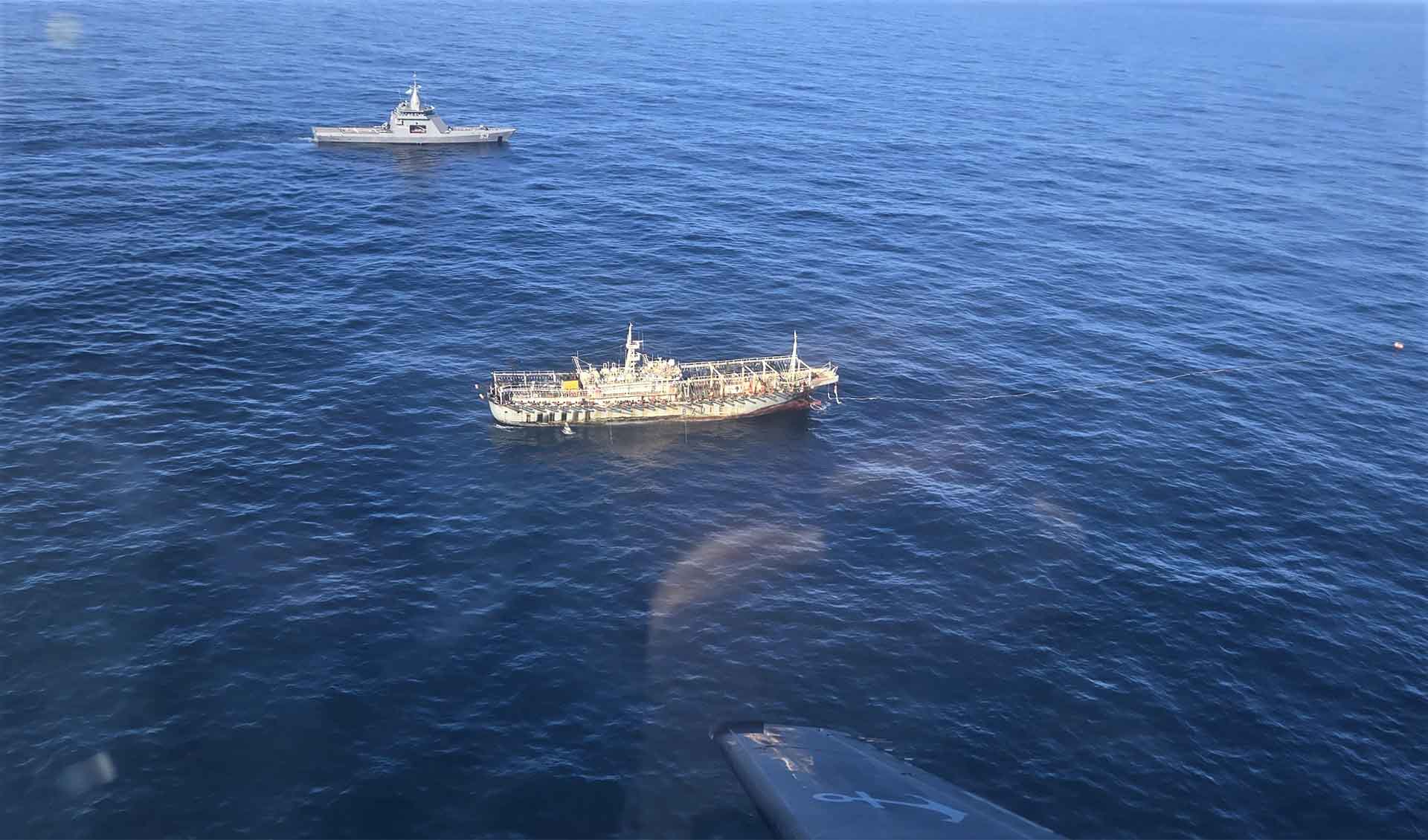 Se trata de “Mare Nostrum III”, en la que intervinieron el patrullero oceánico ARA “Storni” y una aeronave Beechcraft B-200 M.