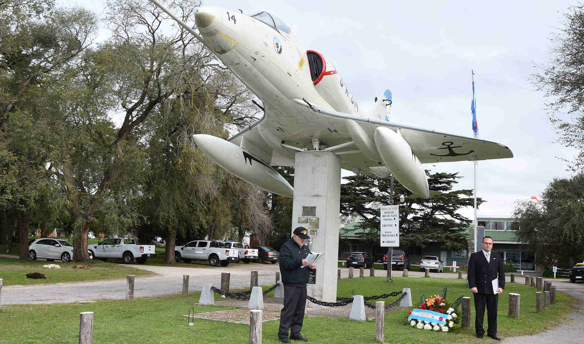 El aviador naval caído en Malvinas fue recordado en un acto realizado en el Aeroclub de la ciudad de Mar del Plata.