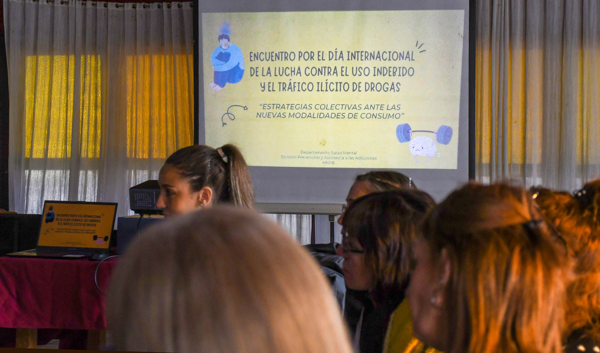 Contó con la presencia del Director del hospital, Capitán de Navío Roberto Jorge Ibáñez.