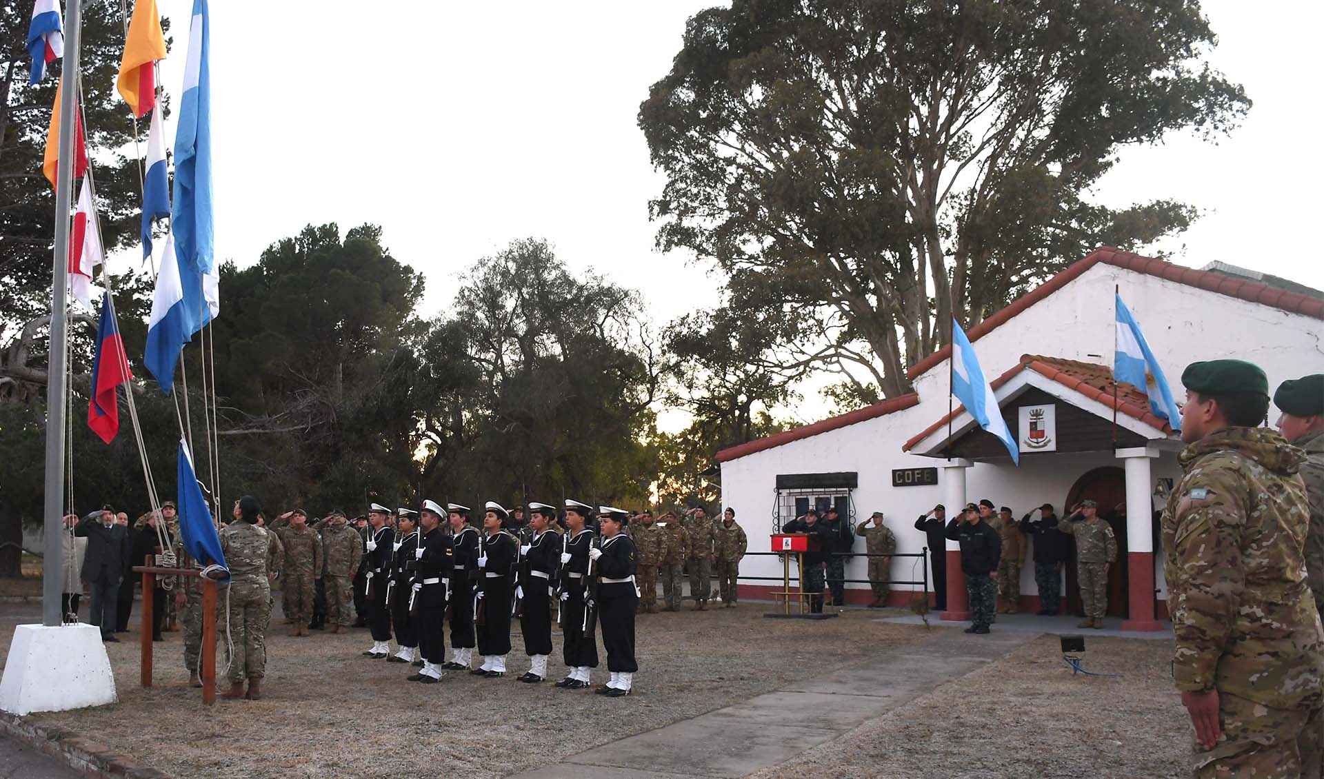 La ceremonia fue presidida por el Comandante de la Flota de Mar, Contraalmirante José Alberto Martí Garro.