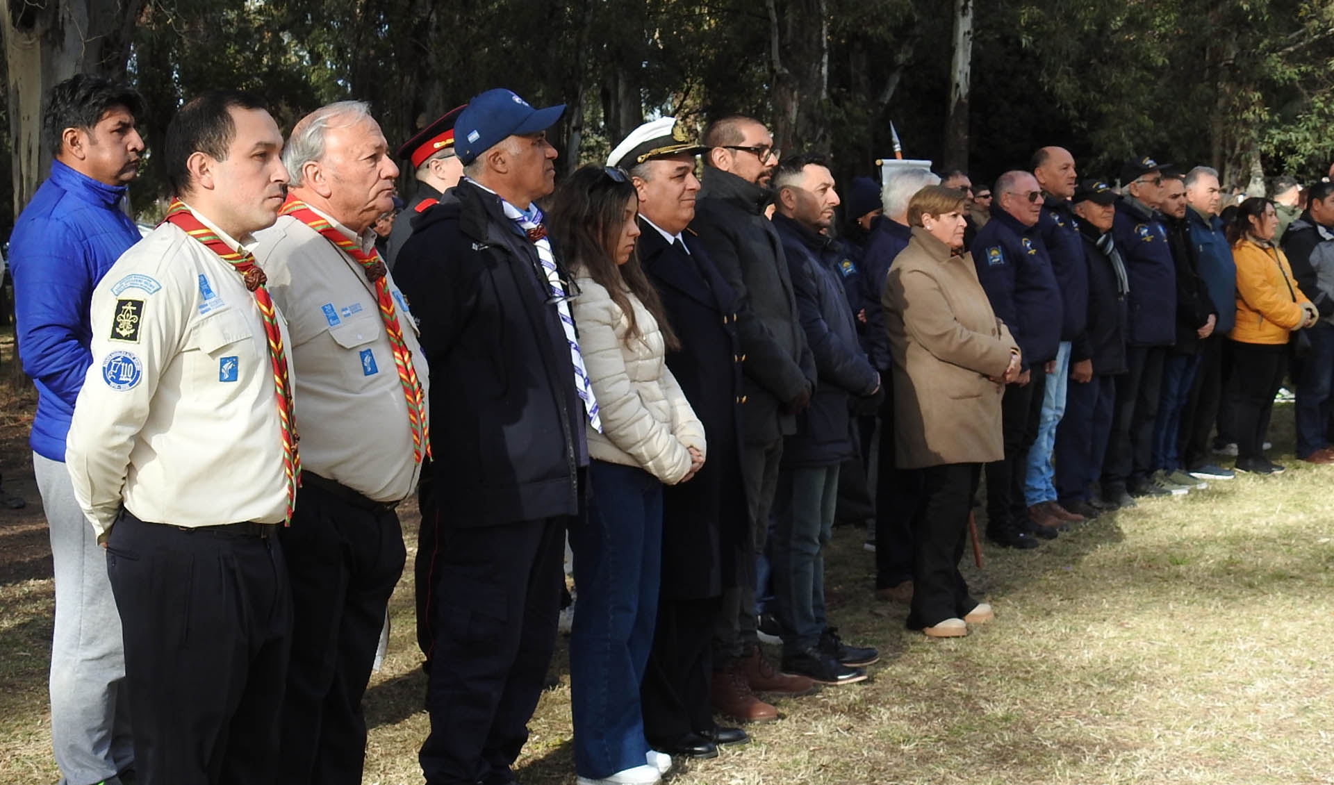 La ceremonia se realizó en el predio ubicado en la Base Naval Puerto Belgrano.