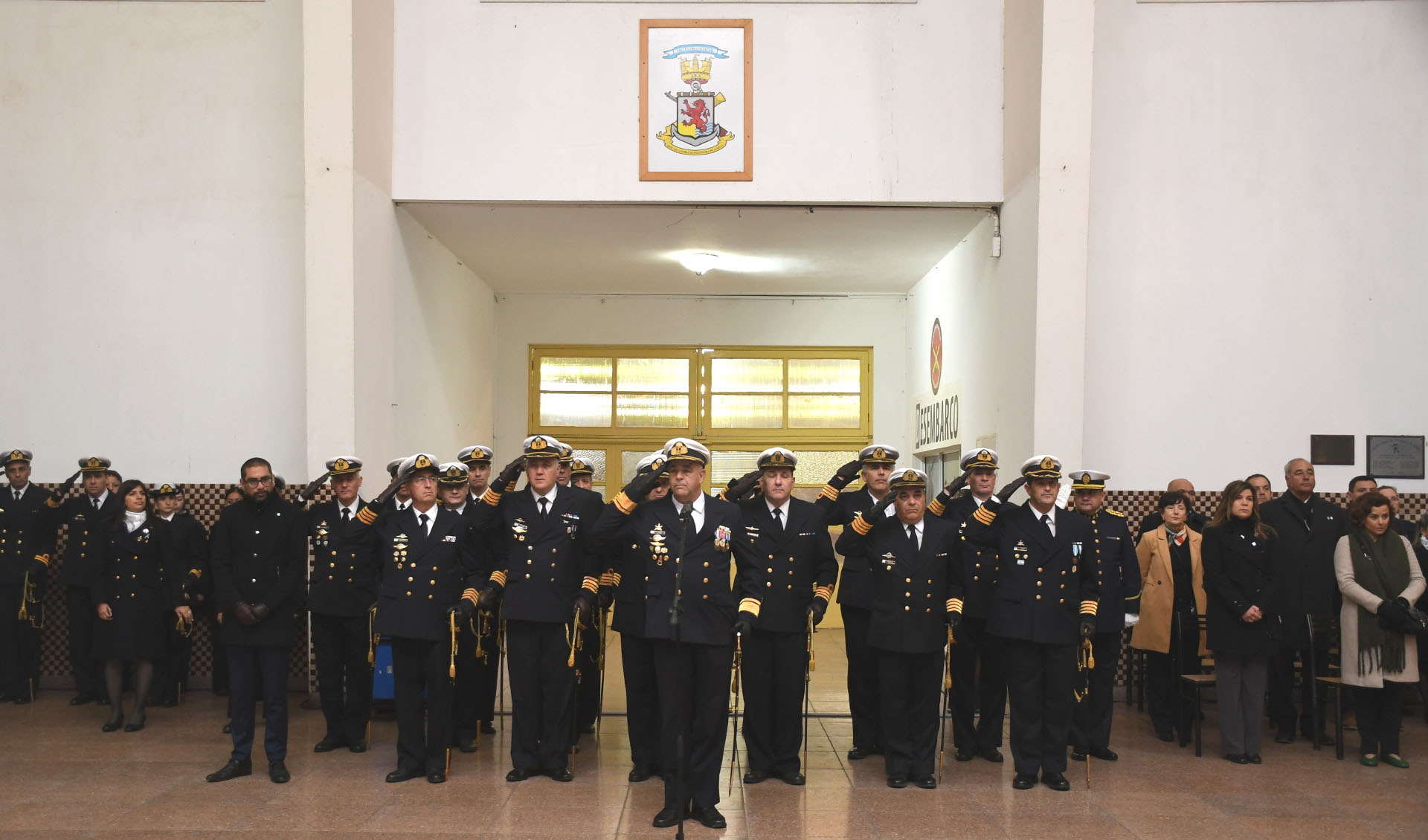 El acto se realizó en instalaciones de la Brigada Anfibia de Infantería de Marina.