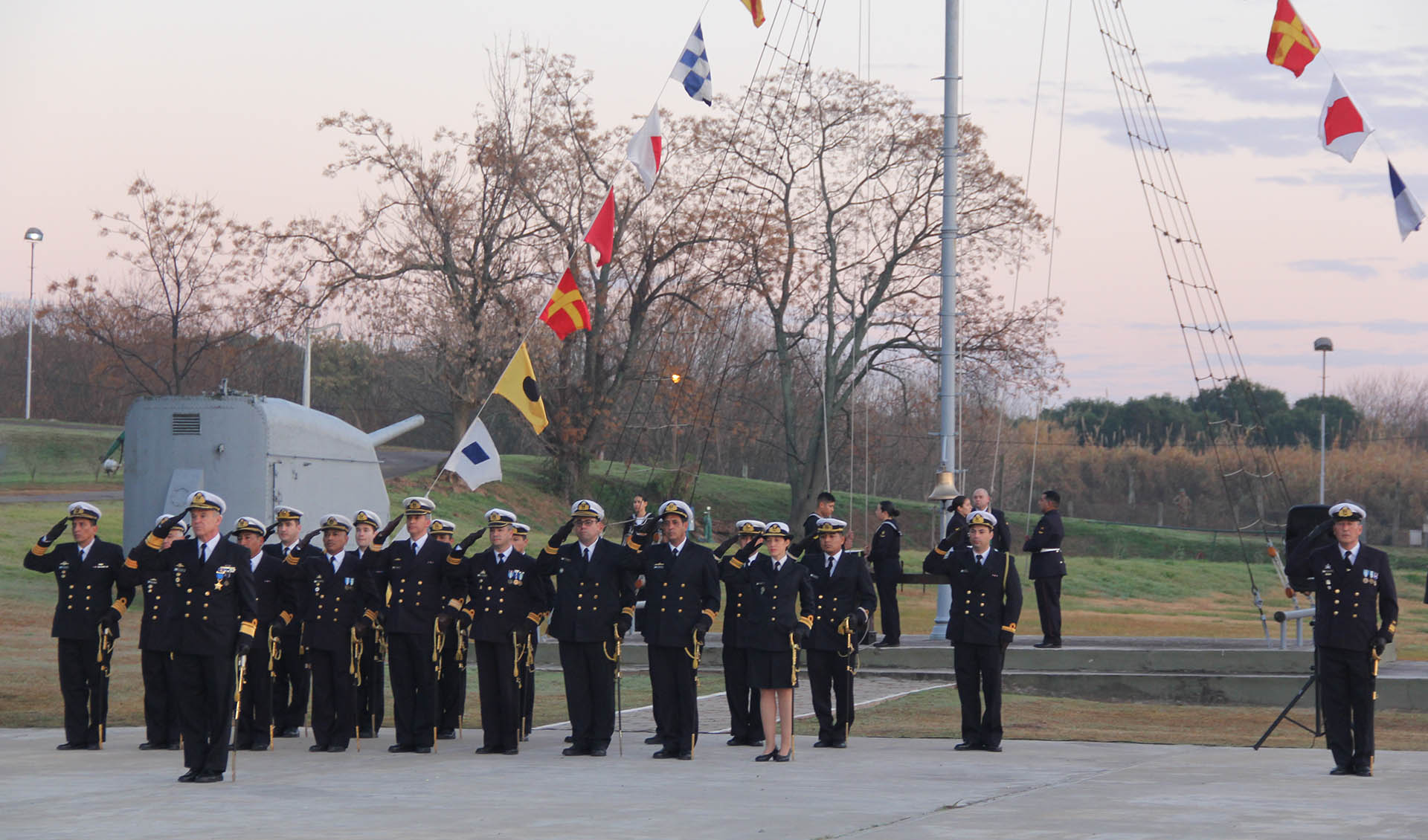 Presidió la ceremonia el Comandante del Área Naval Fluvial, Contraalmirante Daniel Francisco Finardi.