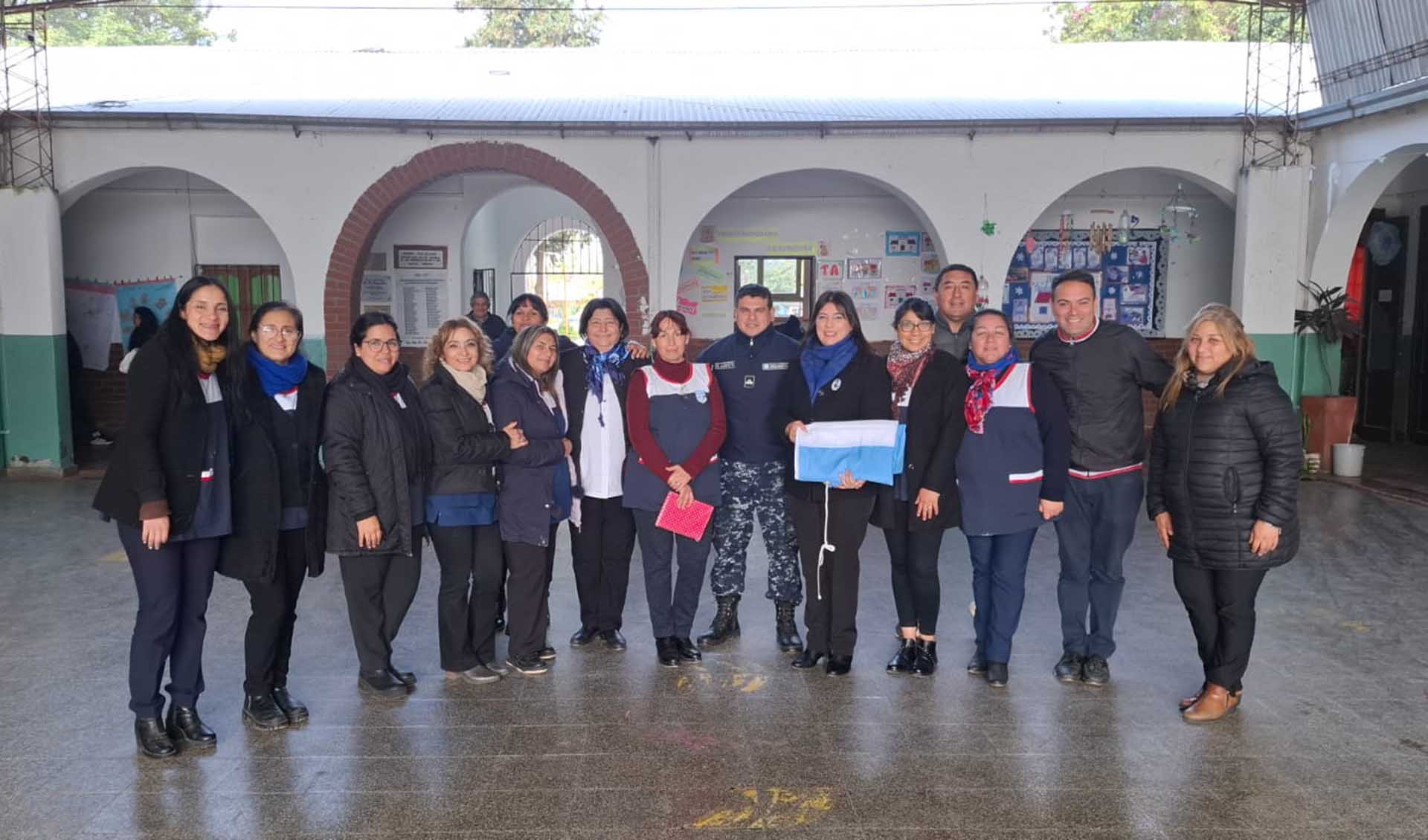 Se trata de la escuela Gobernador Dr. Domingo García, ubicada en la localidad de Los Sarmientos.