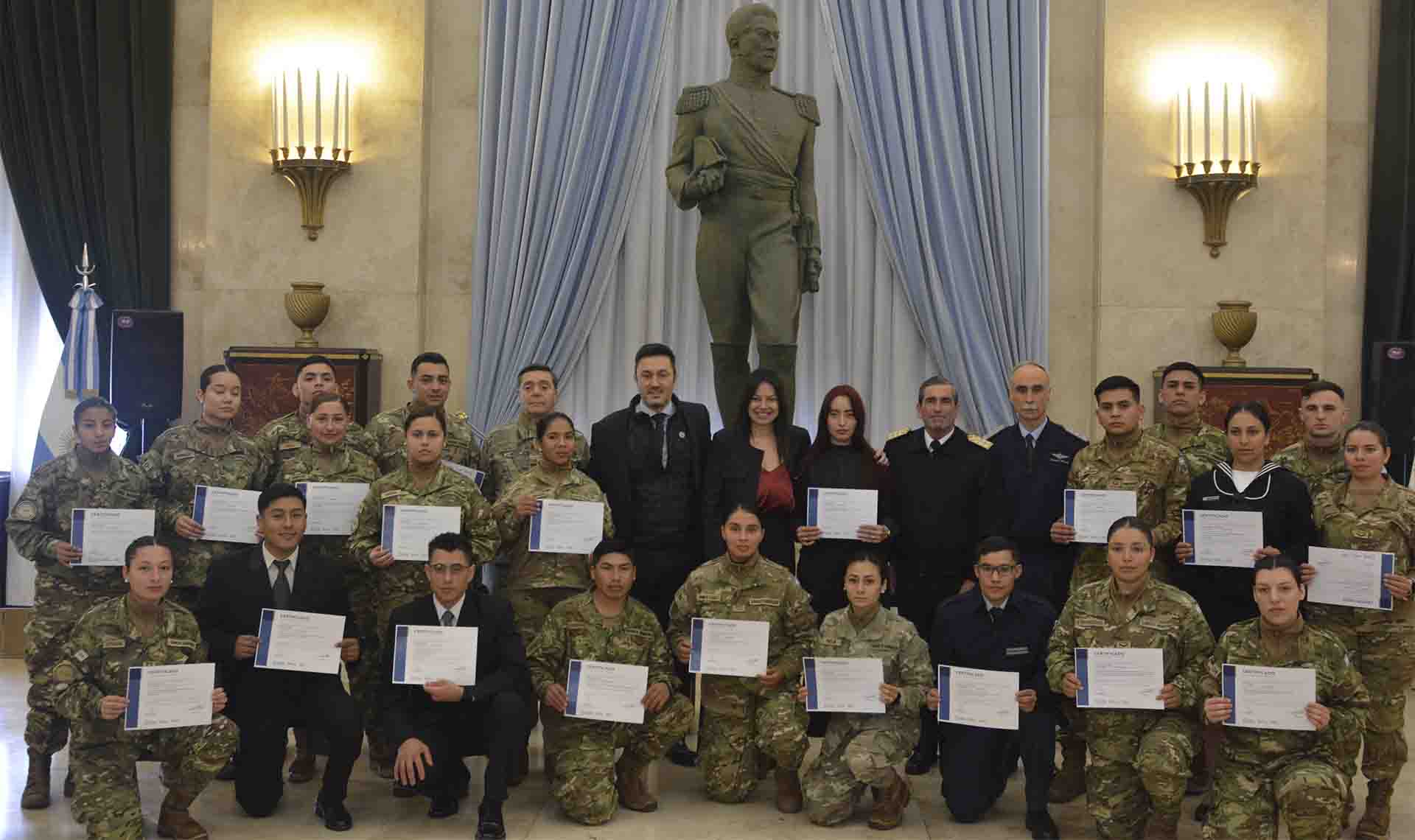 Esta iniciativa brinda al personal de las Fuerzas Armadas mayores posibilidades para desenvolverse laboralmente en el futuro.