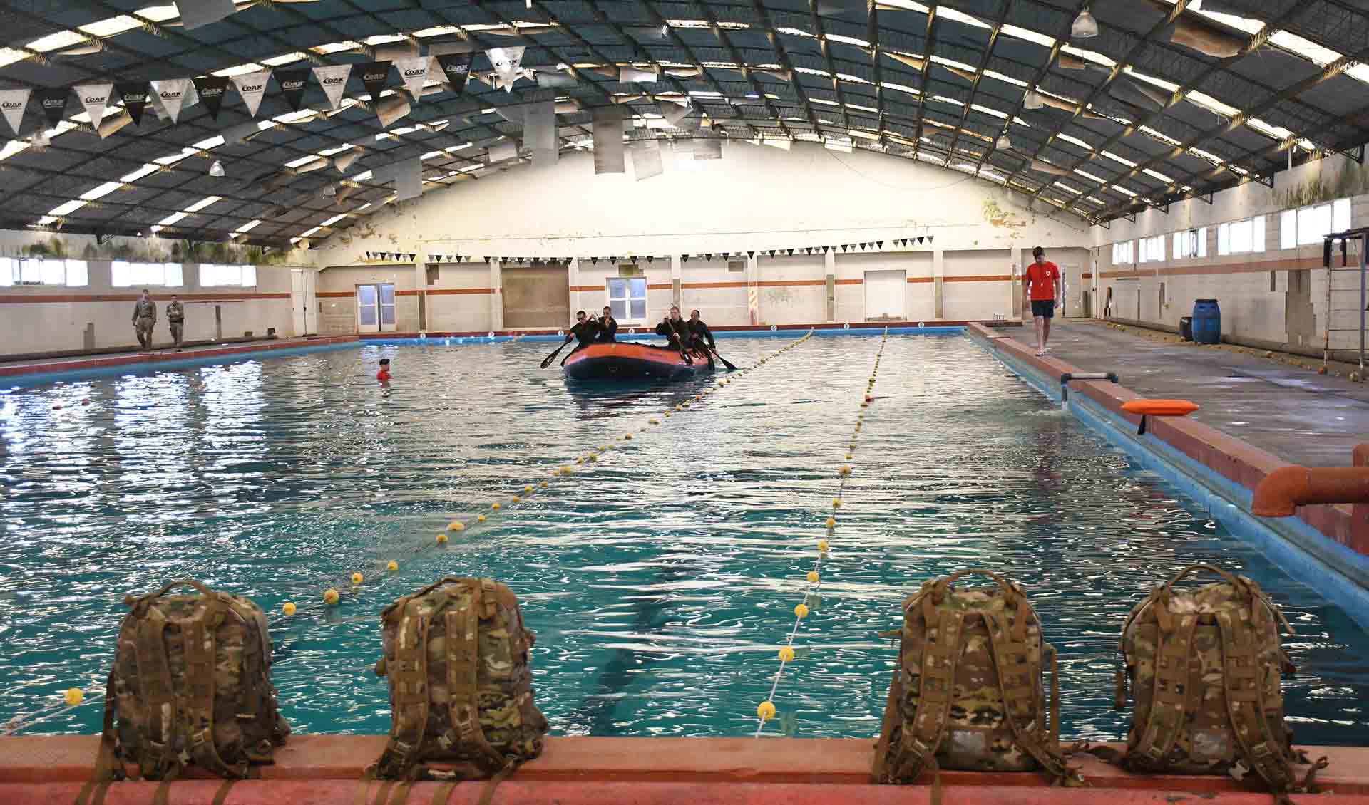 El adiestramiento se llevó a cabo en la Base Naval Puerto Belgrano y en la Base de Infantería de Marina Baterías.