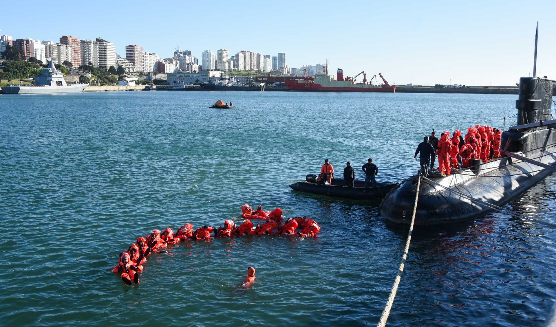 El adiestramiento se desarrolló durante una semana en la Base Naval Mar del Plata.