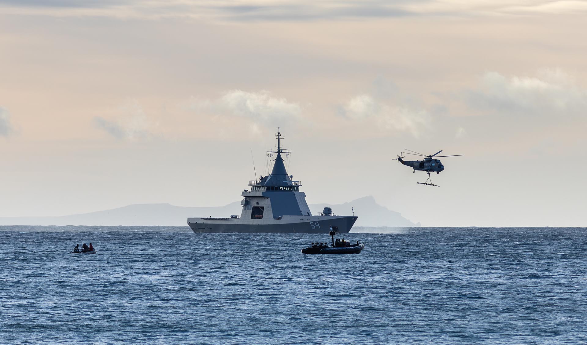 Fue supervisado por el Comandante de Adiestramiento y Alistamiento de la Armada, Contraalmirante Gustavo Fabián Lioi Pombo. Participaron unidades de superficie, de infantería y de aviación naval.