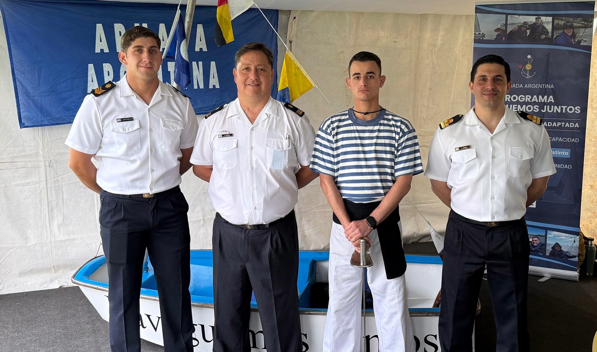 En el Centro de Exposiciones del Parque Náutico San Fernando, el evento más importante de la industria naval contó con un stand institucional y otro dedicado al programa de vela adaptada “Naveguemos Juntos”.