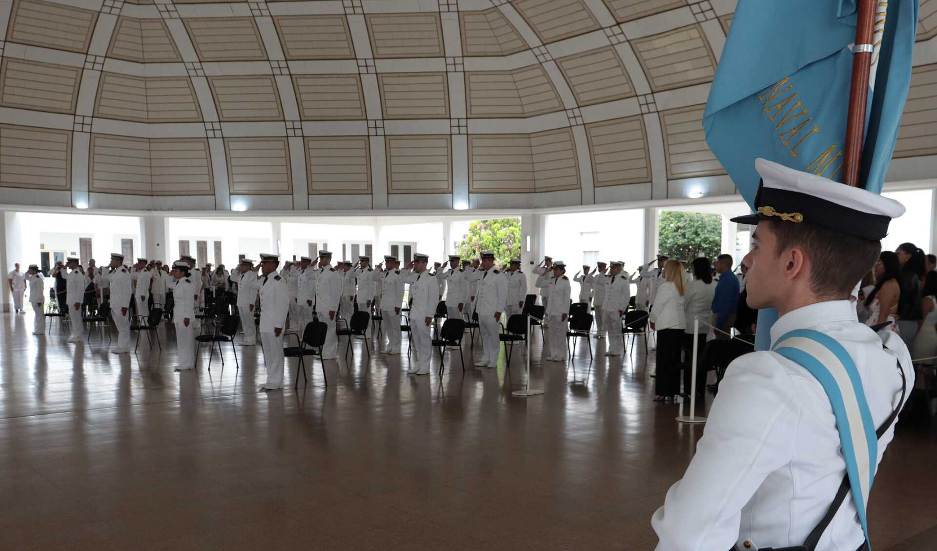 La ceremonia fue encabezada por el Jefe del Estado Mayor General de la Armada, Almirante Carlos María Allievi. 

 