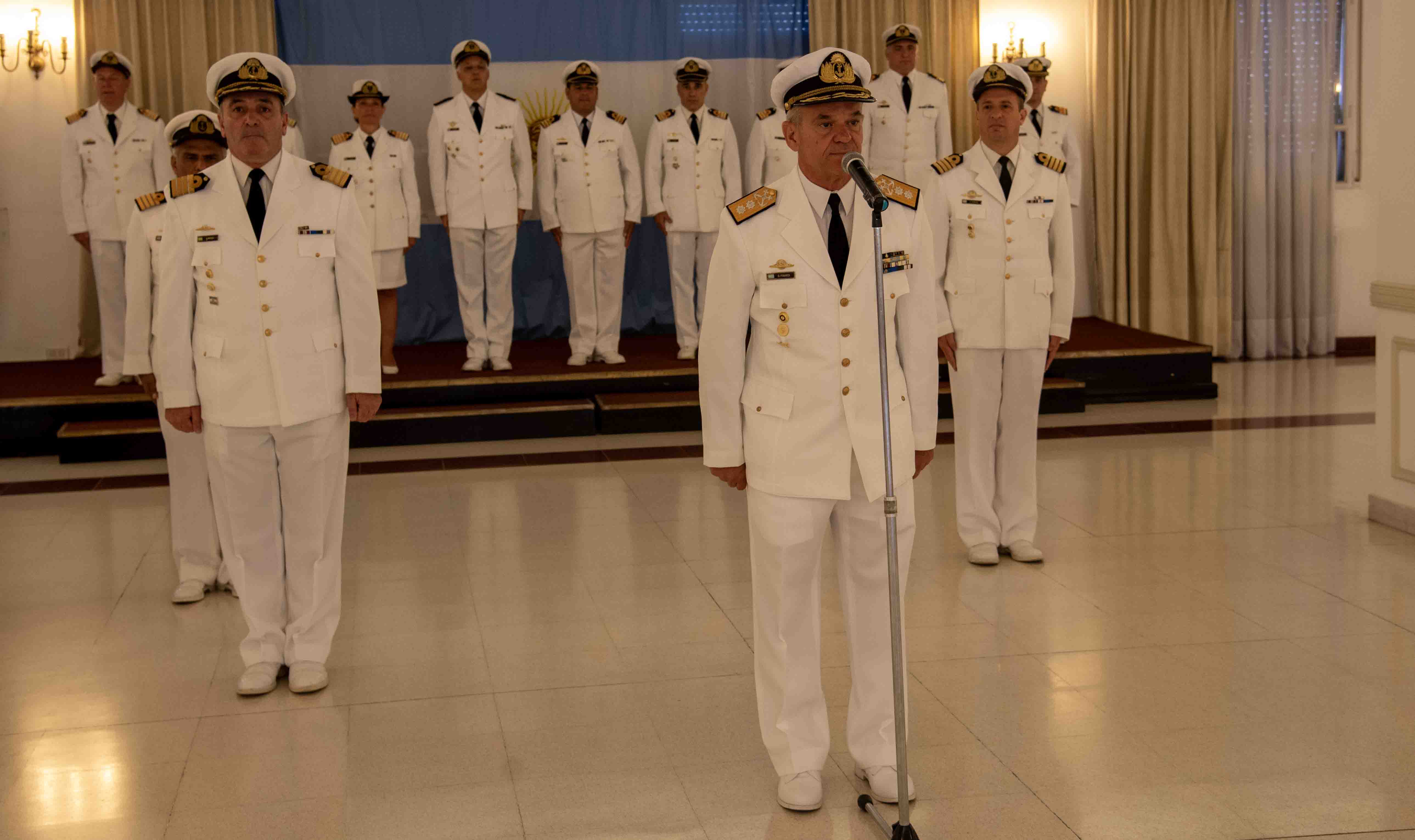 Se llevaron a cabo esta mañana en la sede del Estado Mayor General de la Armada.