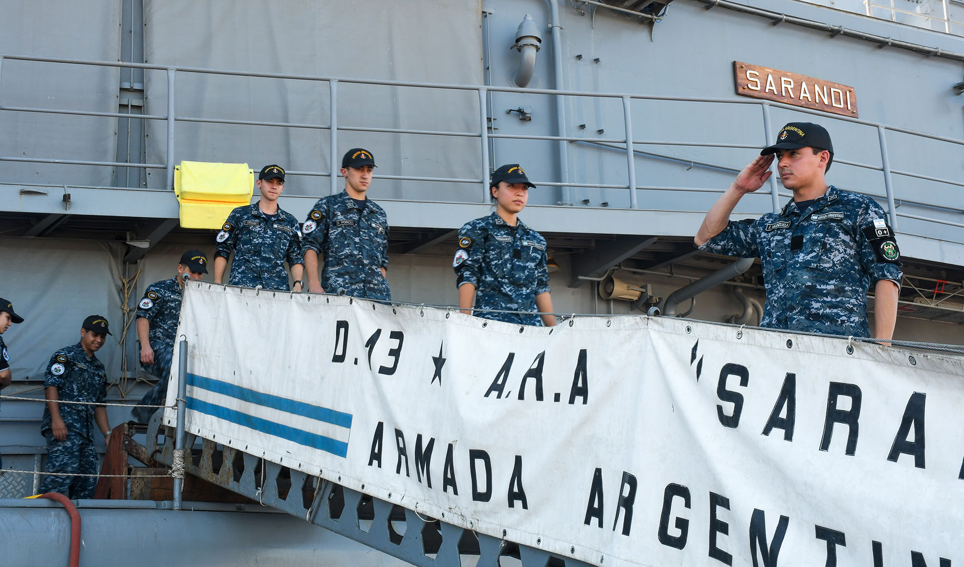 Se trata de las capacitaciones teórico/prácticas previas al embarco en la fragata ARA “Libertad”.