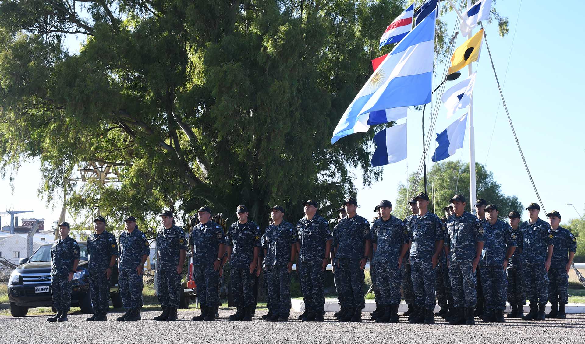 La ceremonia estuvo presidida por el Jefe del Estado Mayor del Comando de Adiestramiento y Alistamiento de la Armada, Capitán de Navío Nicolás Waldo Pérez.