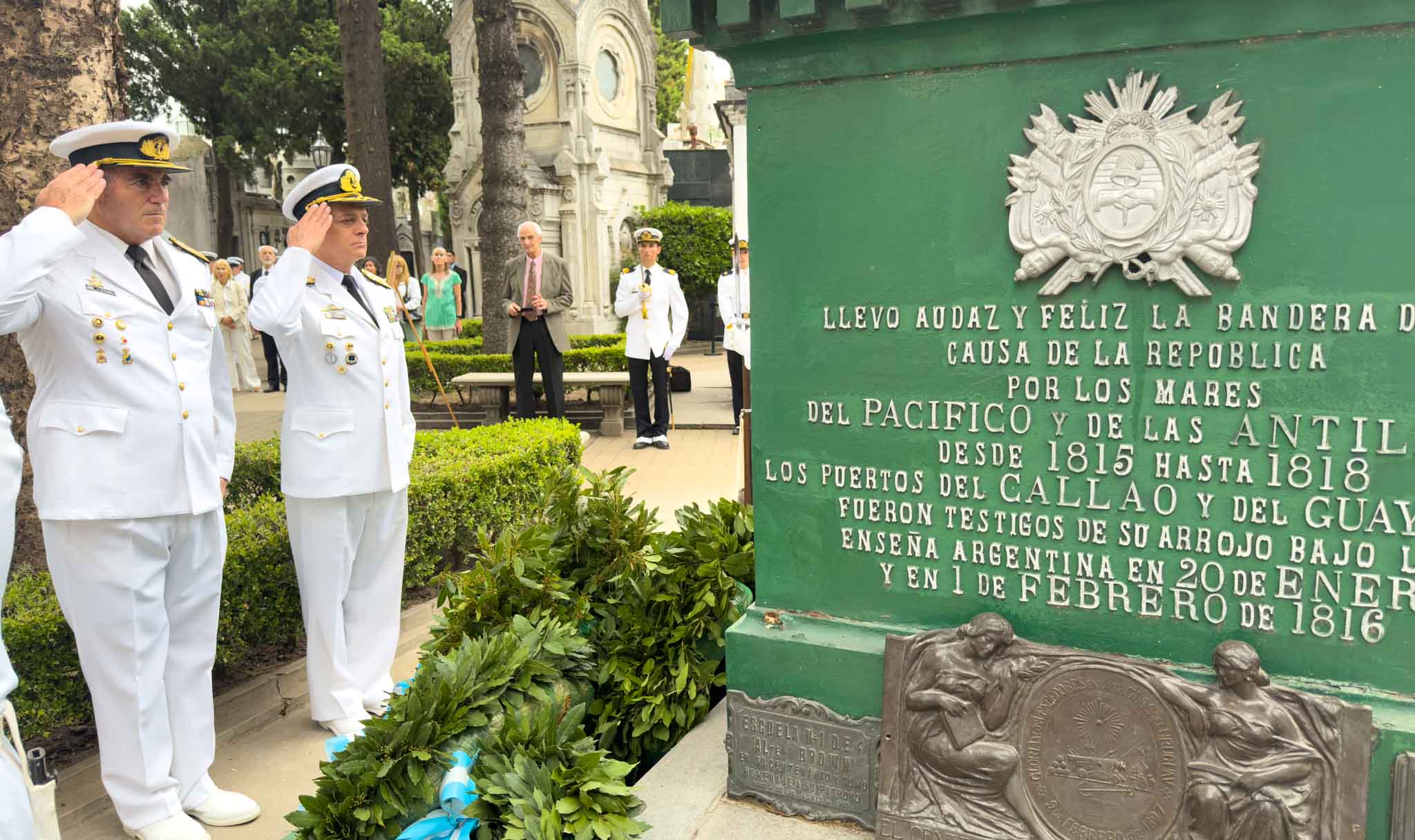Fue presidido por el Jefe del Estado Mayor General de la Armada, Vicealmirante Juan Carlos Romay.