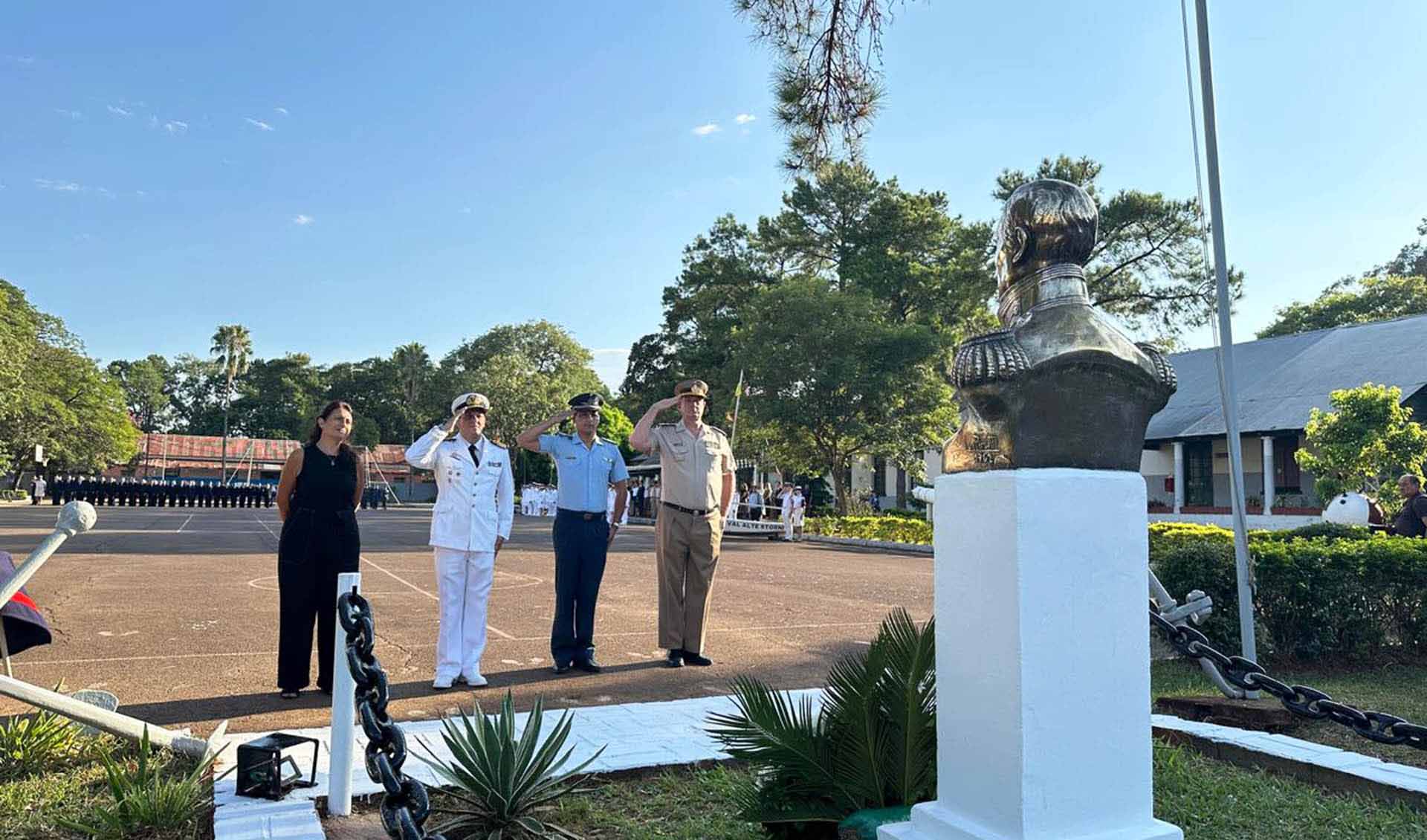 Se realizó una ceremonia conmemorativa en el Liceo Naval Militar Almirante Storni.