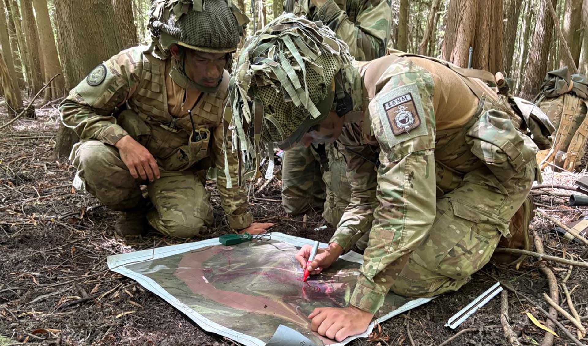 La Agrupación de Infantería de Marina cumplió intensas jornadas de instrucción.