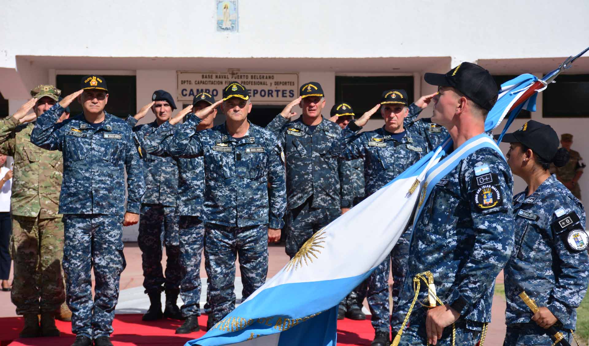 Estuvo presidida por su Comandante, Contraalmirante José Alberto Martí Garro.