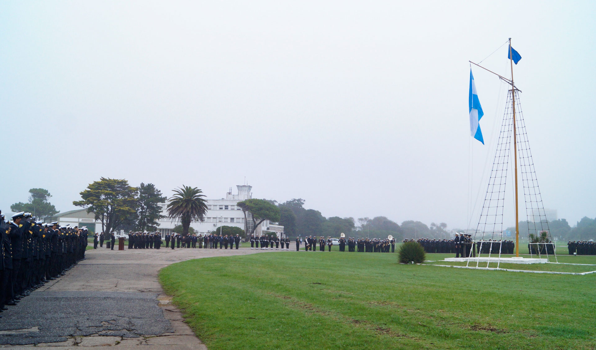 Personal de la Armada participó de la Vigilia y de ceremonias en diversos puntos de la ciudad.