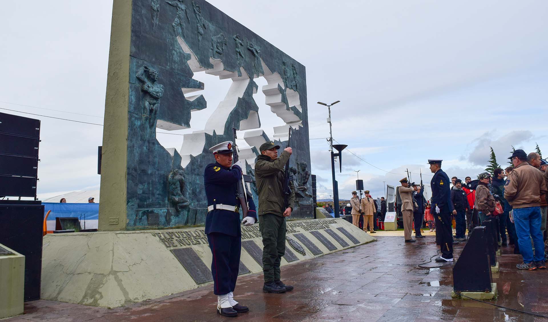 Efectivos de los distintos destinos con asiento en Ushuaia participaron de las diversas actividades.