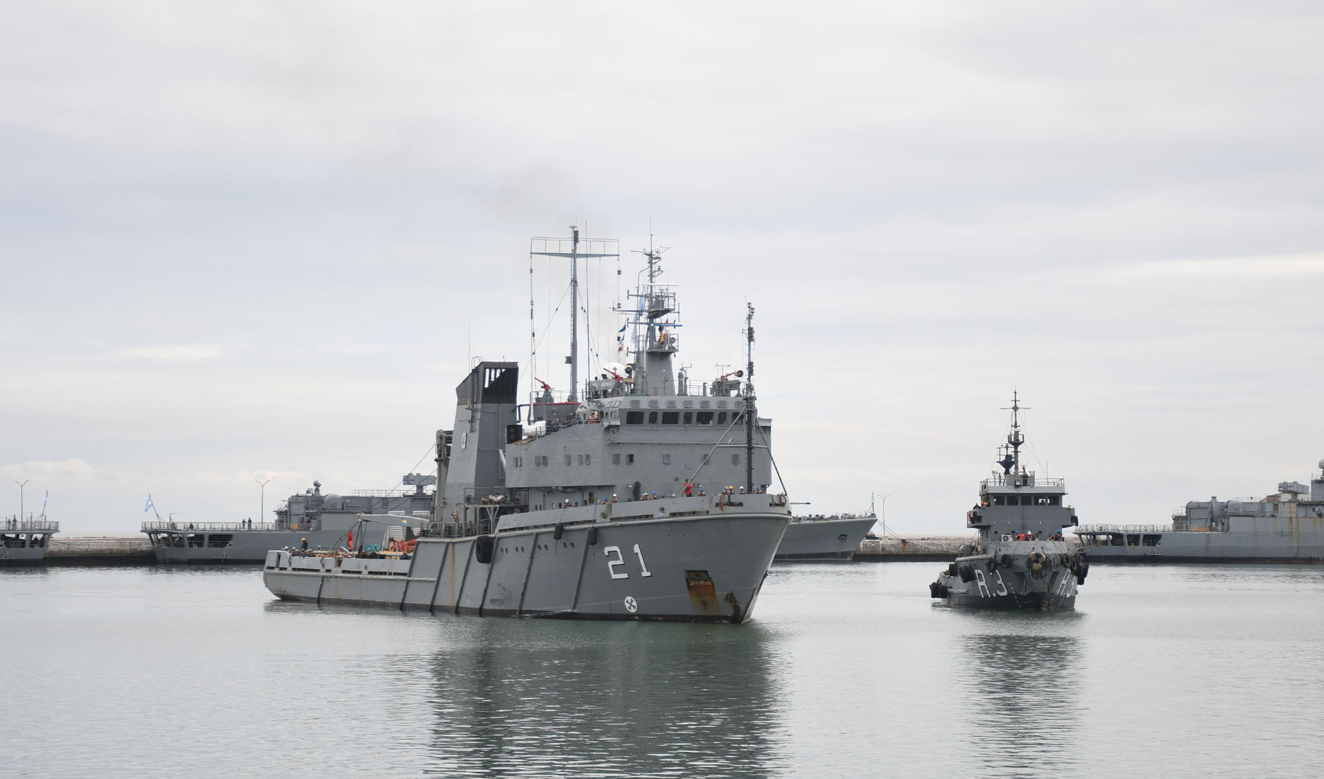 Arribó luego de 153 días, durante los cuales operó en el continente blanco con tareas logísticas y de control marítimo.