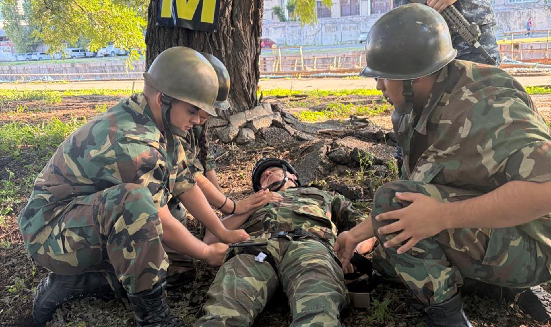 Instructores y cursantes completaron su formación en estándares internacionales de atención prehospitalaria orientado para militares. 