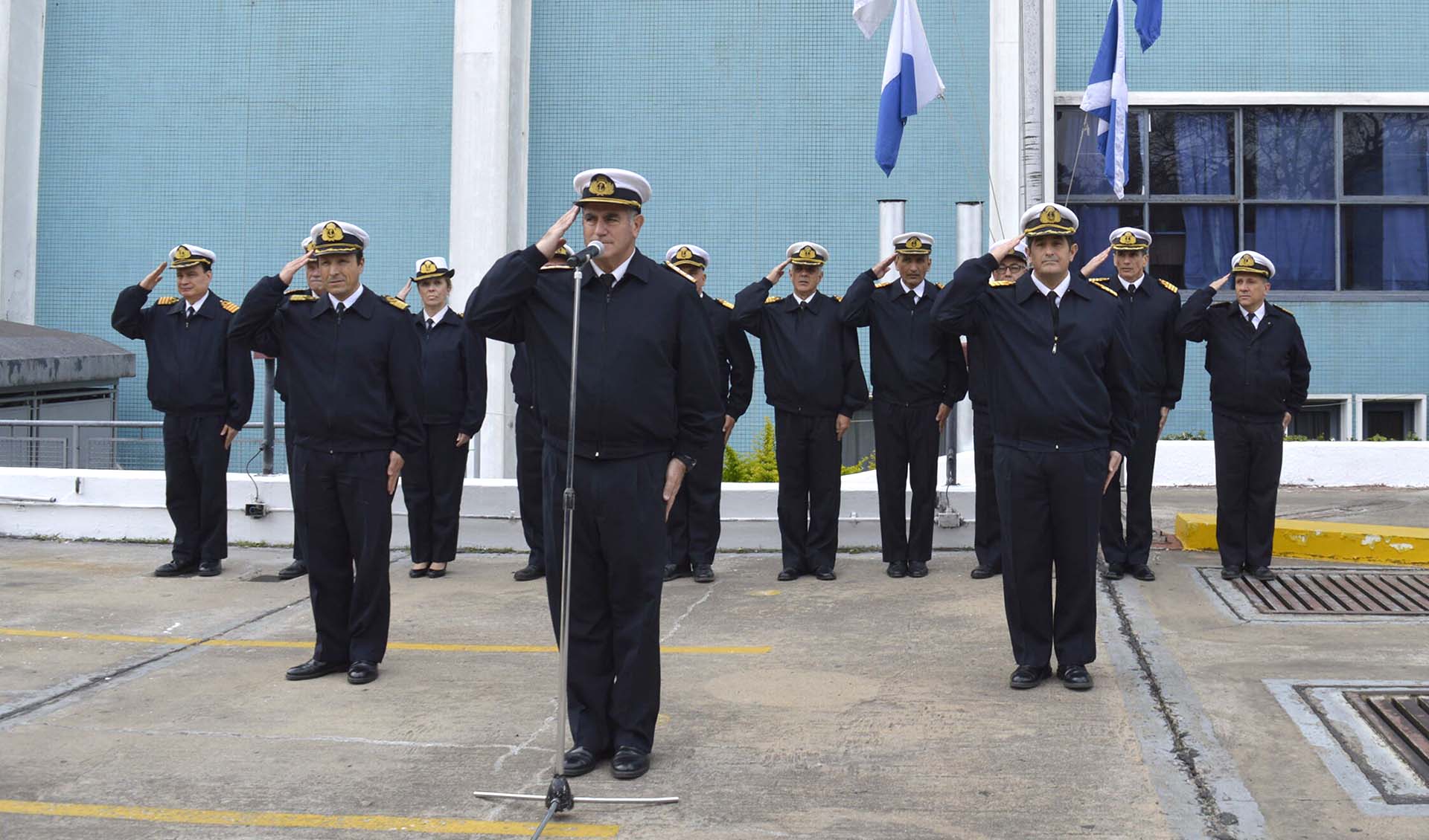 La ceremonia fue presidida por el Subjefe del Estado Mayor General de la Armada, Vicealmirante IM Fernando Daniel Terribile.