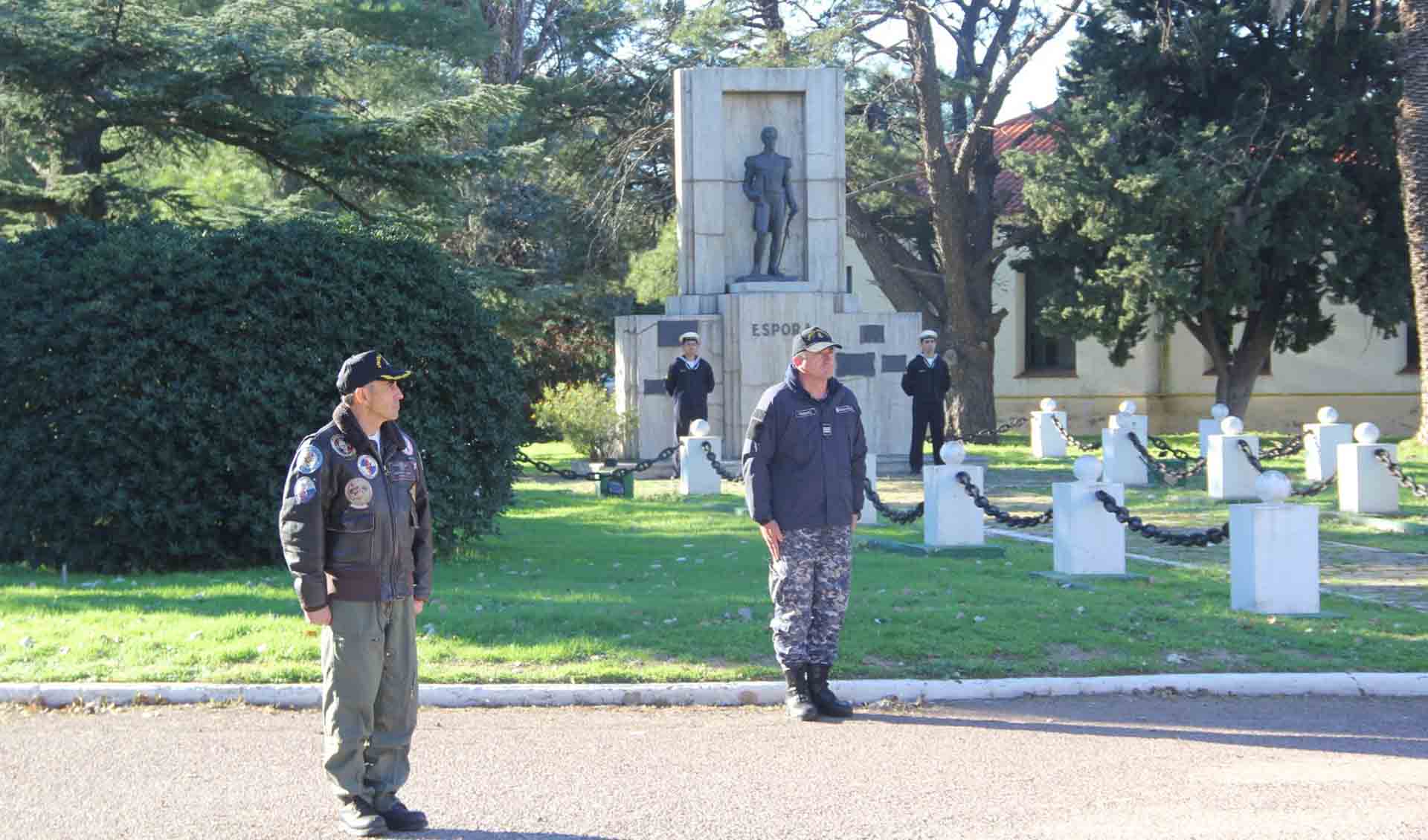 Se realizó una ceremonia presidida por el Jefe de Base, Capitán de Navío Alejandro Adrián Arroyo.