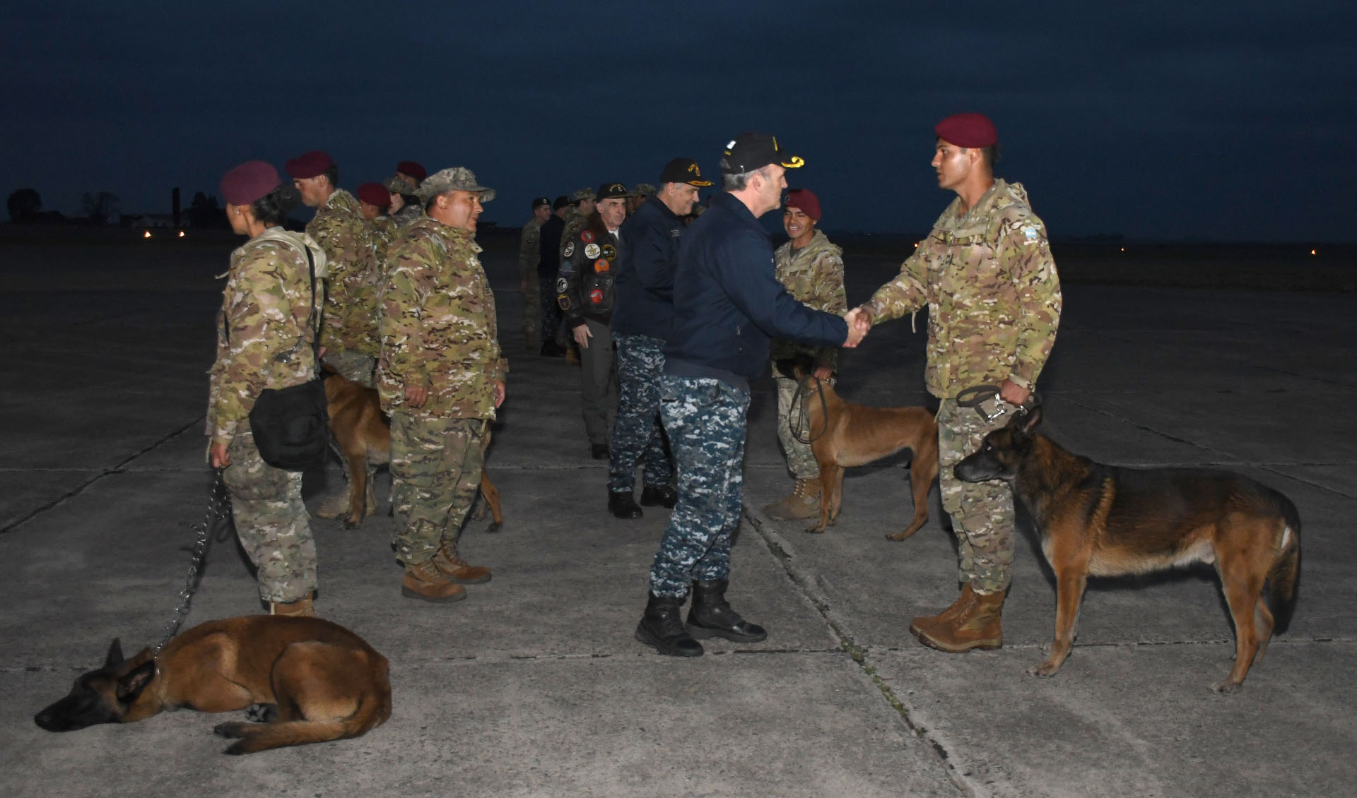 Tuvo lugar en la Base Aeronaval Comandante Espora y estuvo presidida por el Comandante de Adiestramiento y Alistamiento de la Armada